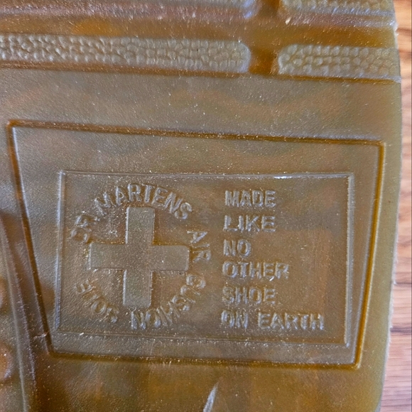 Dr. Martens Doc Sandals Womens 9.5 Brown Leather Chunky VTG 90s Platform Buckles - Picture 8 of 11